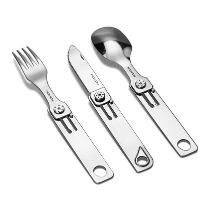 Roxon Camping Cutlery Stainless Steel (C1)