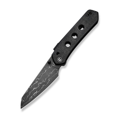 CIVIVI Vision FG Damascus Clad Micarta Black (C22036-DS2)