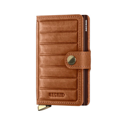 Secrid Premium Miniwallet Emboss Lines Cognac (MEl-Cognac)