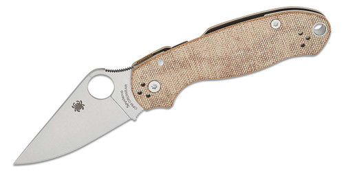 Spyderco Para 3 Micarta Brown PlainEdge (C223MPCW)