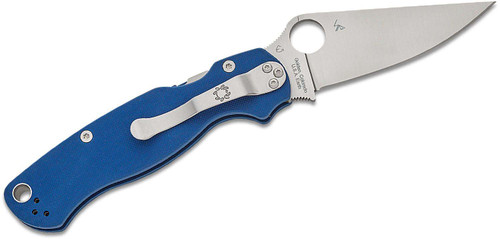 Spyderco Para Military 2 G10 Blue PlainEdge (C81GPCBL2)