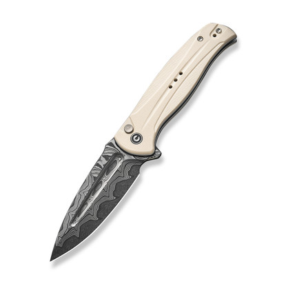 CIVIVI Incindie Damascus G10 Ivory (C23053-DS1)