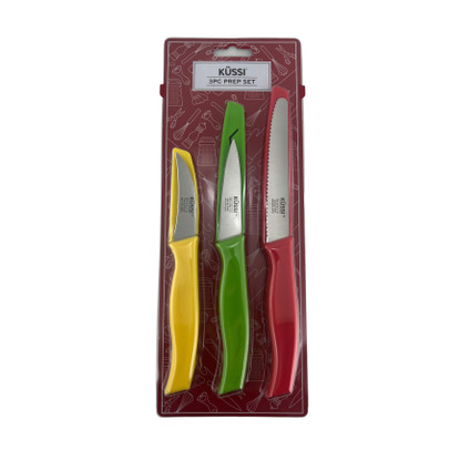 Kussi Paring & Turning Prep 3pc Set (801-3PCS)