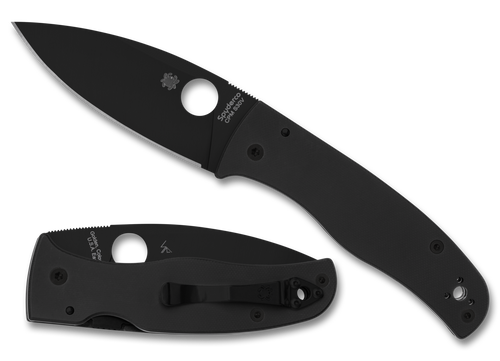Spyderco Reveal 14 Bodacious Black G10 Black Blade (C263GBK )