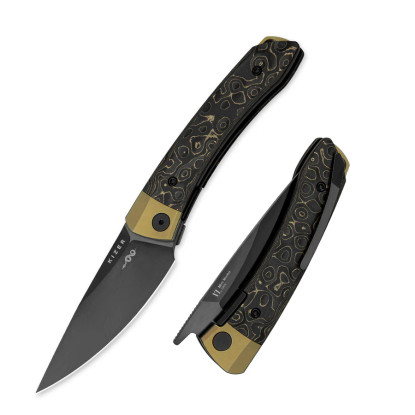 Kizer Mini MoMo Titanium/Fat Carbon Camo Gold (Ki3663A3)