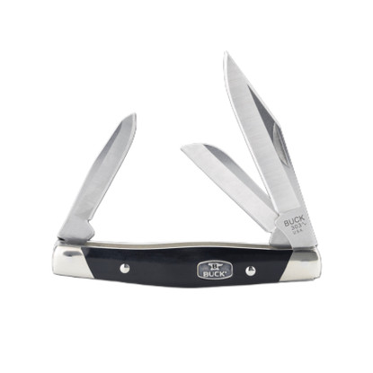 Buck Cadet Black/Nickel Silver (0303BKS1-B/14114)