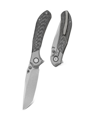 Bestech Constellation Titanium Twill Weave Skin Carbon Fiber Inlay (BT2501D)