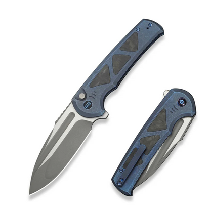 WE Sylox Titanium Blue with Shredded Carbon Fiber Inlay (WE24027-2)