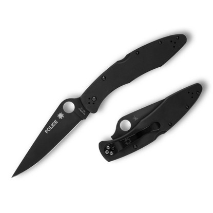 Spyderco Reveal 18 Police Model Black Stainless (C07BKP)
