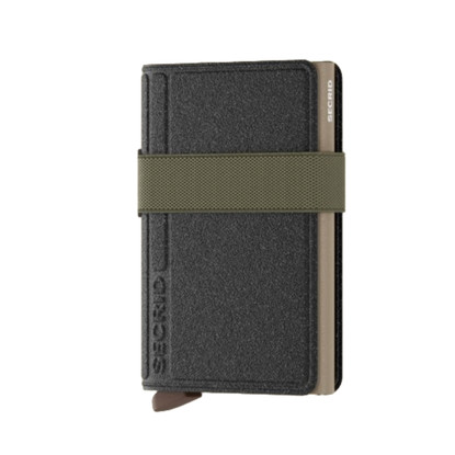 Secrid Bandwallet Liba Black-Olive (non-leather) (BLi-Black-Olive)