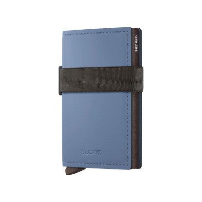 Secrid Bandwallet Matte Steel Blue-Brown (BMa-SteelBlue-Brown)
