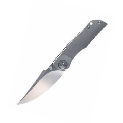 TwoSun TS229 Black Titanium/Carbon Fiber Handle M390 Plain Edge