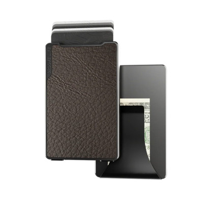 Groove Life Wallet Leather Midnight Brown (WLT3-221)