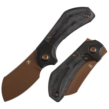 Kansept Pluto Titanium Black Micarta - K3129A4 | House of Knives