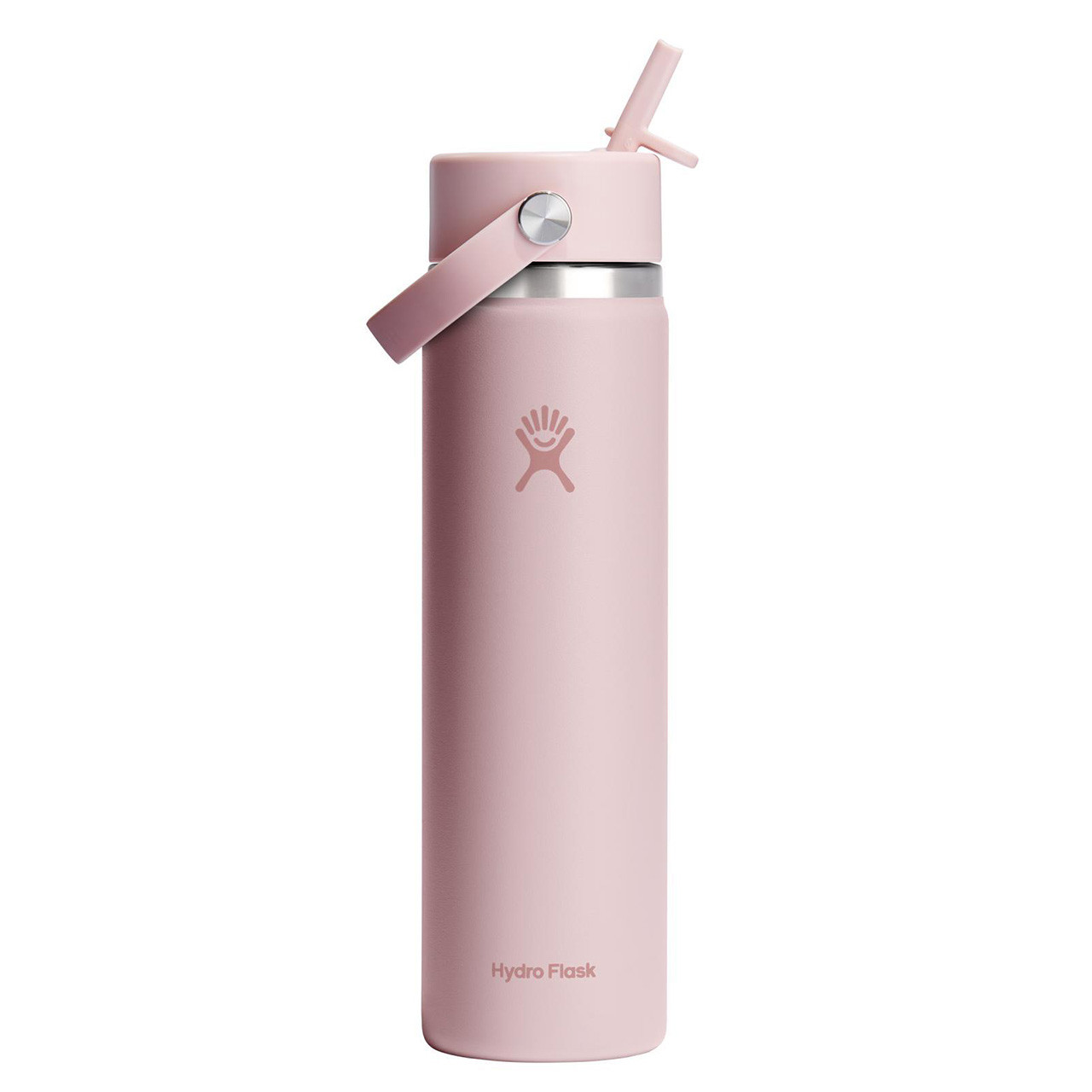 Hydro Flask | Wide Mouth Insulated Bottle with Flex Straw Cap, Trillium, Size 24 oz