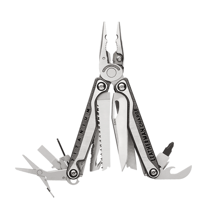 Leatherman Charge Plus TTi Multitool - Stainless Steel with Nylon Sheath  (832528)