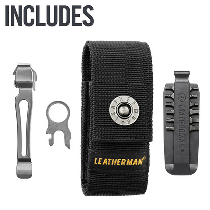 Leatherman Charge Plus TTi Multitool - Stainless Steel with Nylon Sheath (832528)
