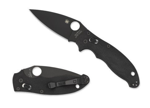 Spyderco Manix 2 Black G10 Black Blade - C101GPBBK2