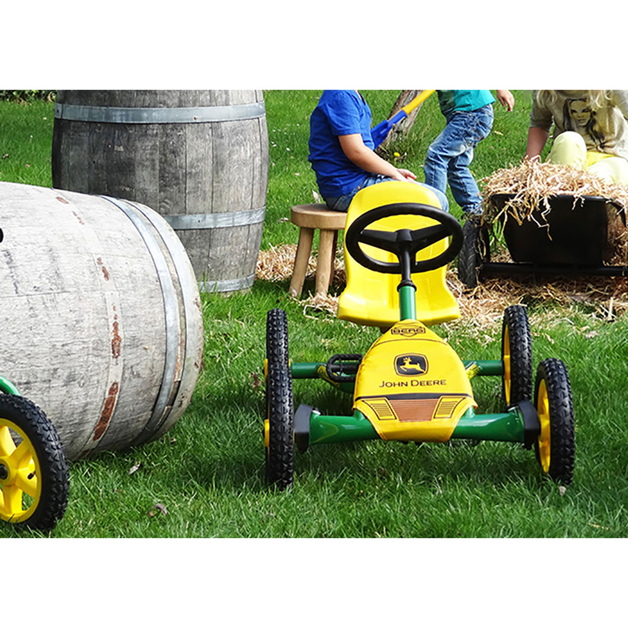 Berg Buddy John Deere Yellow and Green Pedal Go Kart (3 - 8 yrs) - Eurocycles  Online