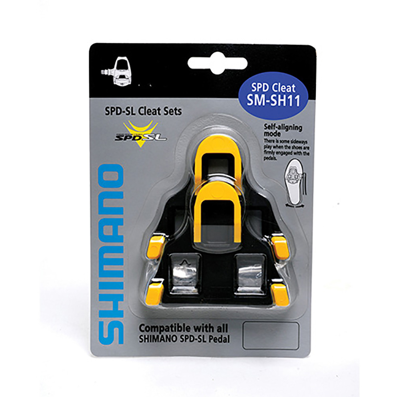 shimano spd cleats yellow