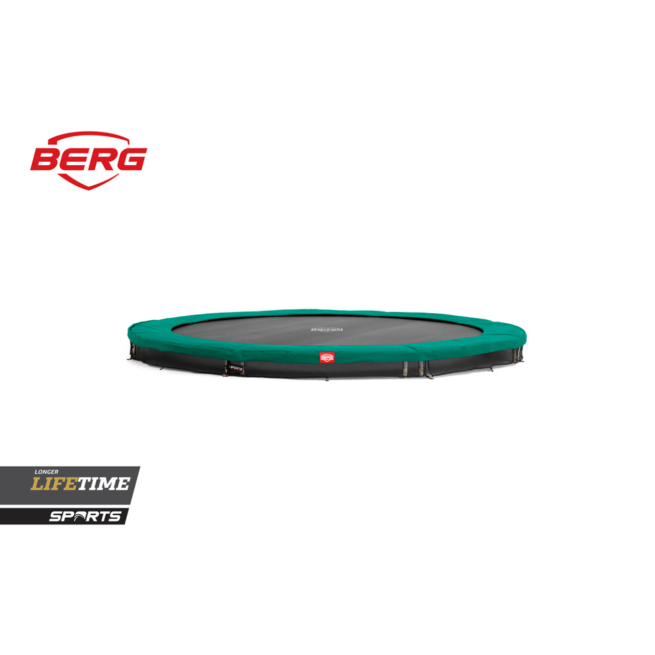 Wegversperring Mijlpaal Snazzy BERG Favorit InGround 380 Trampoline - Green -Eurocycles.com