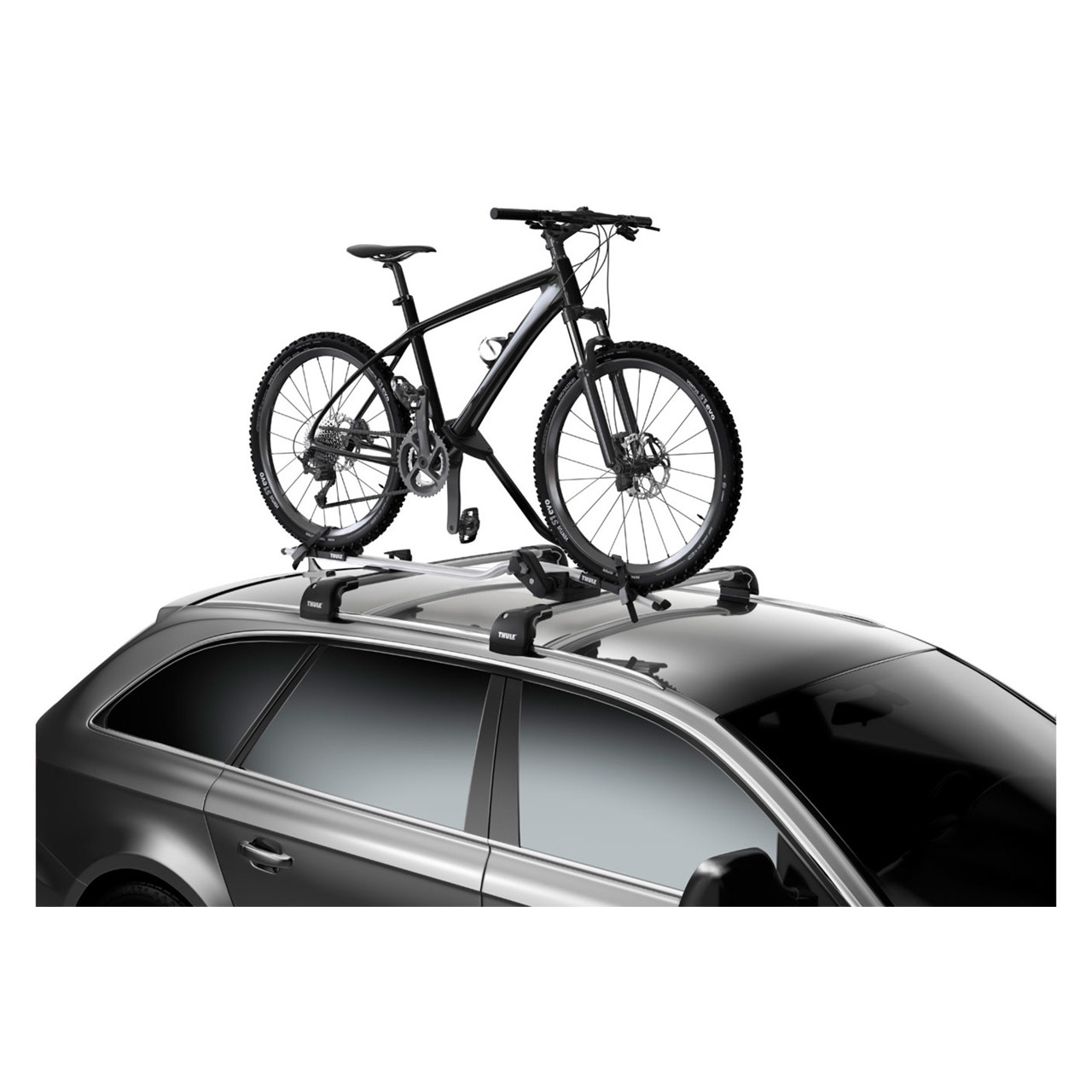 Thule bike hot sale roof rack installation