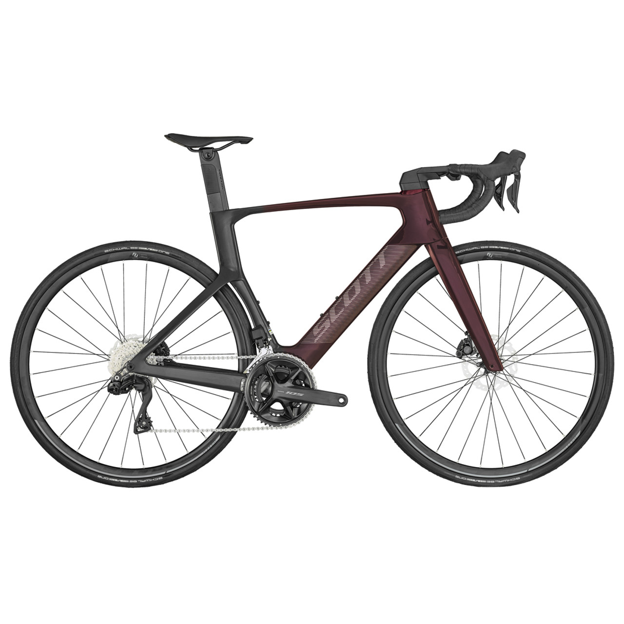 Scott Foil RC 30 Road Bike 2023 Red Tint Carbon