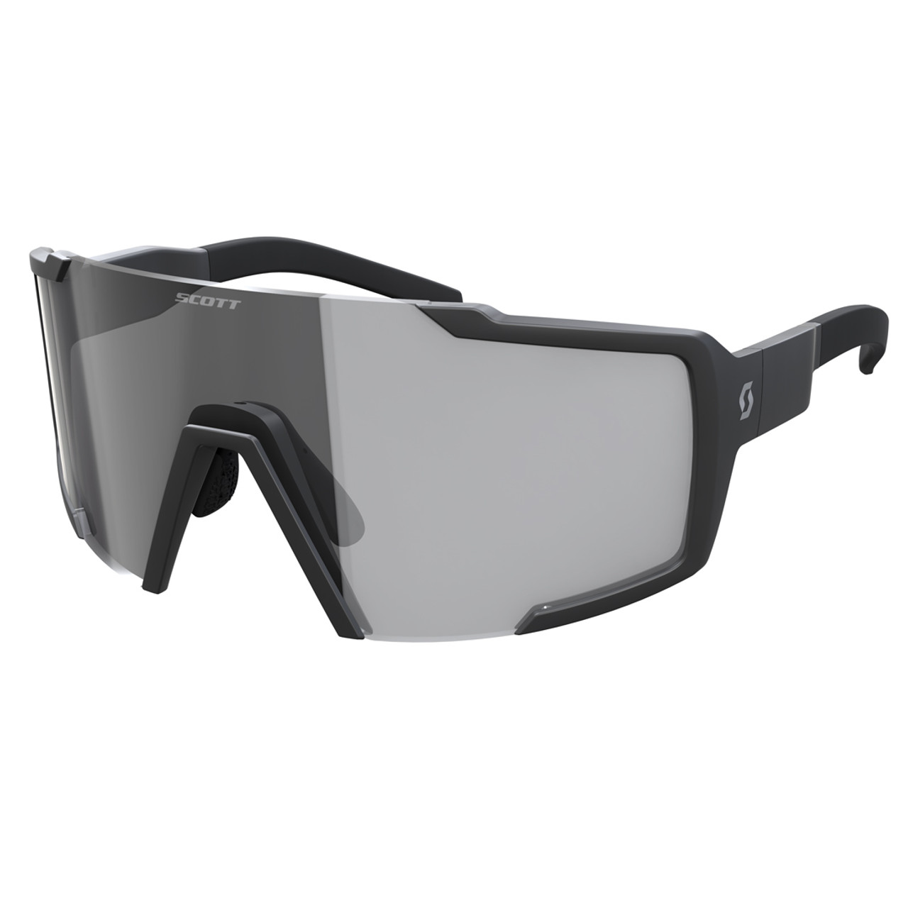 Men's Matte Shield Sunglasses With Smoke Lenses - All In Motion™ Black :  Target