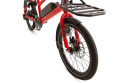 Ridgeback Errand Red Electric Bike front with rack