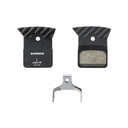 Shimano L05A-RF Disc Pads and Spring, Alloy back with cooling fins, resin - Eurocycles Ireland