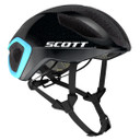 Scott Cadence PLUS (CE) Road Helmet - Black / Light Blue - Eurocycles Ireland