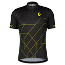Scott RC Team 20 Short Sleeve Cycling Jersey - Black/Sulphur Yellow