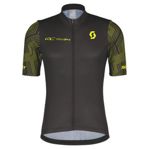 Scott RC Team 10 Short-Sleeve Men's Shirt black/yellow