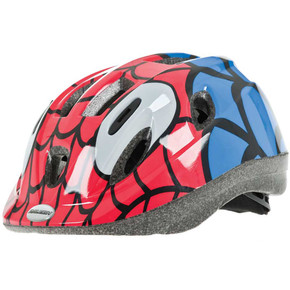 Raleigh Mystery Spider Junior Bicycle Helmet Red/Blue 48-54cm - Eurocycles Ireland