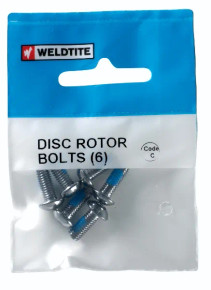 Weldtite Disc Rotor Bolts - Pack of 6 - Eurocycles Ireland