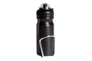 Raleigh Water Bottle & Silver Bottle Cage