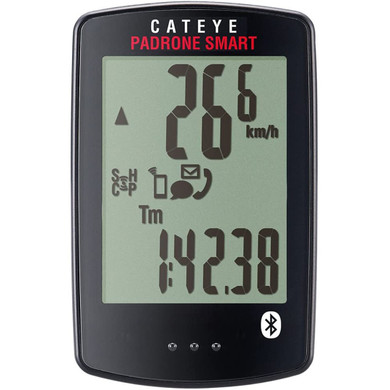 Cateye Padrone Smart Computer with Heart Rate And Cadence Sensors - Eurocycles Ireland's bike shop
