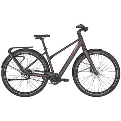 Bergamont E-Vitess Expert Lady Hybrid Electric Bike (2023) - Shiny Cassis Red - Eurocycles Ireland