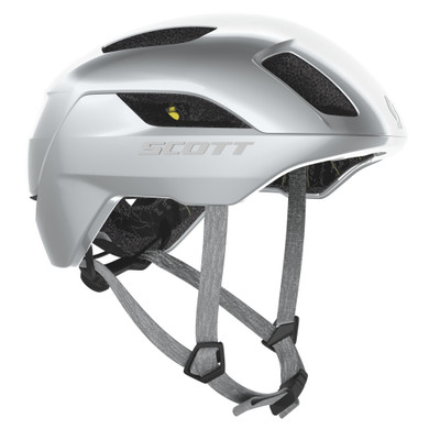 Scott La Mokka Plus (CE) Bike Helmet Vogue Silver/ Reflective Grey - Eurocycles Ireland