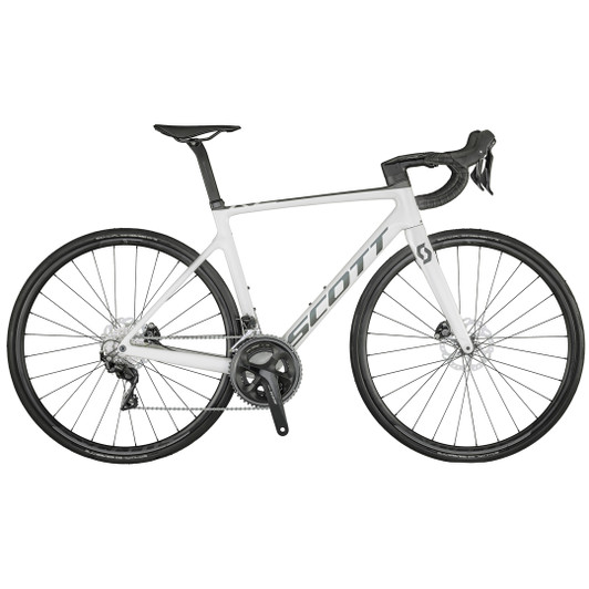 scott addict 10 disc bike grey