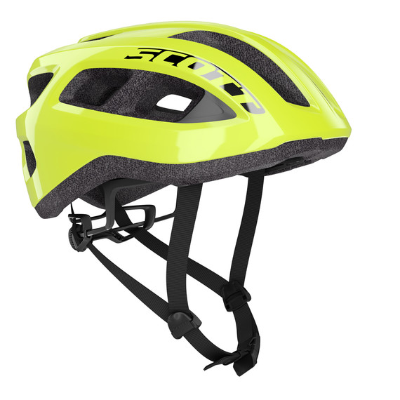 Scott Supra Road Helmet Fluorescent Yellow