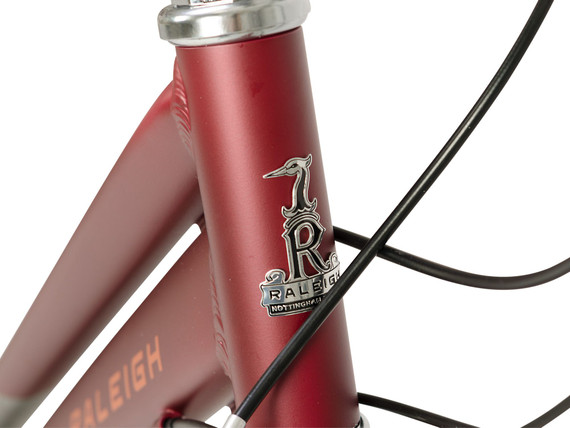 Raleigh Pioneer Grand Tour Ladies Hybrid Bike - Burgundy/Silver 