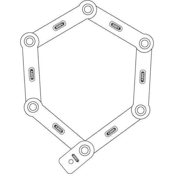 Abus Bordo Lite Folding Lock (6050/85)