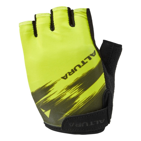  Altura Airstream Kids Cycling Mitts- Yellow/Lime (Front View)