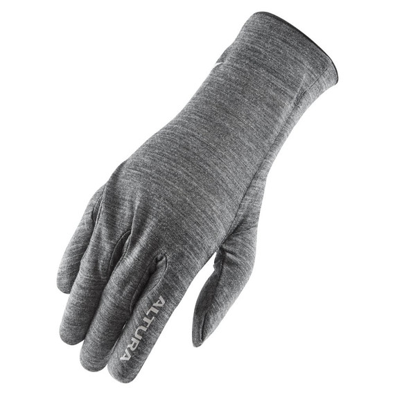 Altura Merino Liner Cycling Gloves- Grey