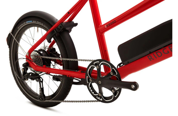 Ridgeback Errand Red Electric Bike gearing system