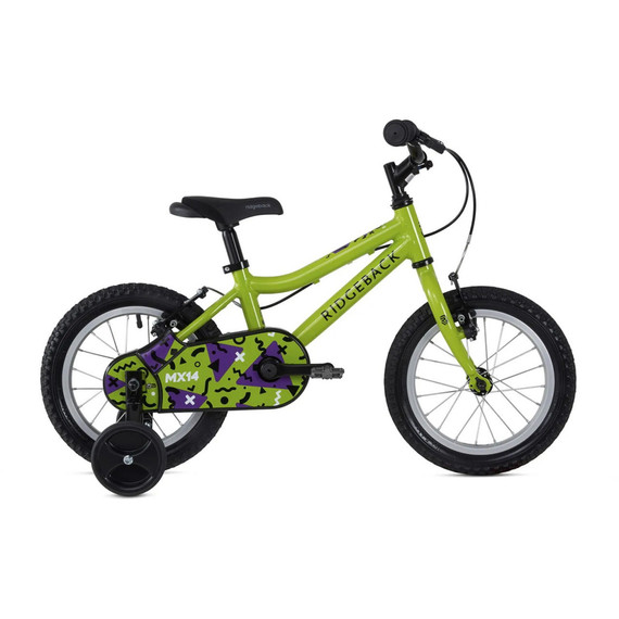 Ridgeback MX14 14" Kids Bike - Green - 3 to 5 years old