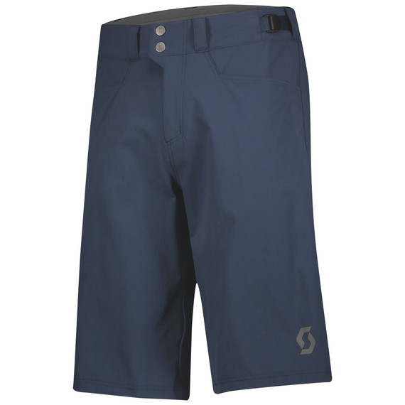 Scott Trail Flow MTB Shorts Mens-Blue, Front View