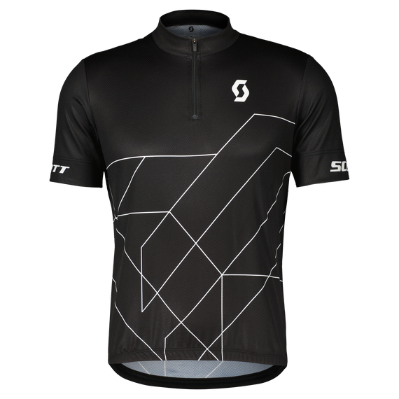 Scott RC Team 20 Short Sleeve Cycling Jersey - Black/White