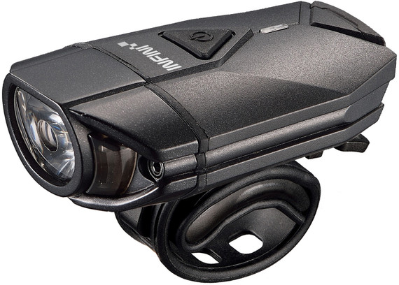 Infini Super Lava 300 Lumen USB Front Light with Bar and Helmet Brackets - Eurocycles Ireland